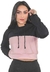 Casaco Suplex Rosê e Preto com Capuz - O Toque de Conforto e Estilo para Seu Inverno