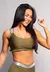 Conjunto Fitness Verde Short e Cropped com Elástico Grazia Perfetta - Performance com Estilo e Conforto - GraziaPerfetta