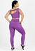 O Conjunto Cropped Alcinha e Calça Legging Roxo Que Vai Transformar Seu Estilo - comprar online