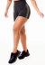 Short Fitness Academia Preto, Branco e Verde Militar Cintura Alta, Conforto e Estilo Exclusivo para Seu Treino
