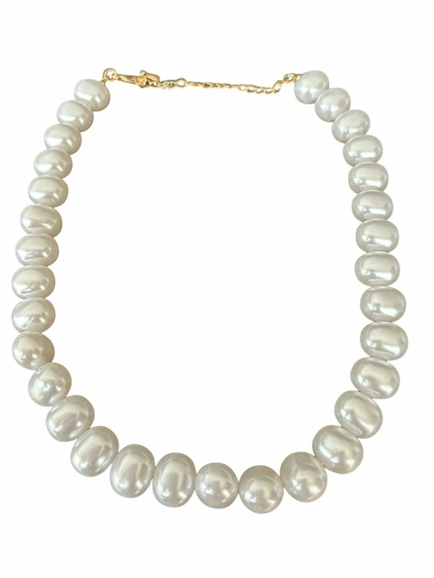 Colar Pérolas Orgânicas Média