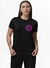 CAMISETA JESUS MAKES ME SMILE - PRETO/ROSA na internet