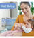 Mamadera Chicco Wellbeing Anticolicos 330ml 4m+ Color Verde Wellbeing - comprar online
