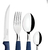 12 Cuchillos De Asado Tramontina Ipanema Azul Samihome - Samihome