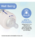 Mamadera Chicco Wellbeing Anticolicos 330ml 4m+ Color Verde Wellbeing en internet