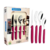 Juego Set 24 Cubiertos Tramontina Carmel Magenta - comprar online