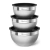 Conjunto de Tigelas de Inox com Tampa Plástica - Electrolux - comprar online
