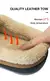 Chinelo Masculino WOTTE Inverno | Camurça Sintética | Forro Plush | Antiderrapante | Tamanhos Grandes