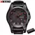 Imagem do Relógio Masculino Curren 8225 Pulseira Couro Mostrador Grande Quartz Original