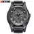 Relógio Masculino Curren 8225 Pulseira Couro Mostrador Grande Quartz Original