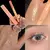 Imagem do Diamante glitter sombra forro lápis rosto maquiagem iluminador de longa duração fosco rosa bicho da seda champanhe ouro delineador caneta