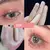 Diamante glitter sombra forro lápis rosto maquiagem iluminador de longa duração fosco rosa bicho da seda champanhe ouro delineador caneta - eden global