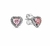 Aretes de corazón en internet