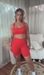 Short e Top vermelho - comprar online