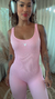 Macacão Canelado Rosa - Traje Maromba