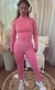 Conjunto Trio Calça + Top + Casaco ( Rosa) - comprar online
