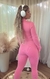 Conjunto Trio Calça + Top + Casaco ( Rosa) - Traje Maromba