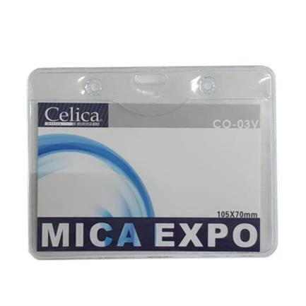 Mica para Gafete Horizontal Celica 105X70mm Transparente con 10 Piezas