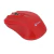 Mouse Nextep Inalámbrico USB Color Rojo 1600 dpi Baterías Incluidas