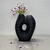 Jarrón negro terracota - comprar online
