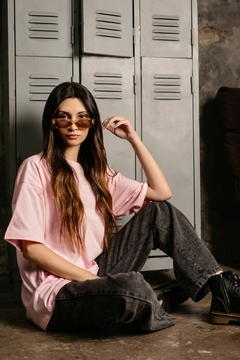 Remera Oversize Liso Amplia Aesthetic 100% Algodon Premium - tienda online