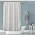 Cortina para baño cuadros effiloche - comprar online
