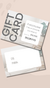 Gift card $10.000