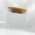 Jarra vidrio tapa bamboo 1L - comprar online