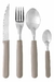 Juego de cubiertos linea areia + frasco - tienda online