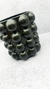 Florero buble negro - Decorato