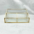 Organizador vidrio gold 25x13x12