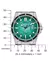 Reloj Citizen AW1816-89L Hombre Eco Drive Acero Inoxidable Malla Plateado Bisel Negro Fondo Verde - comprar online