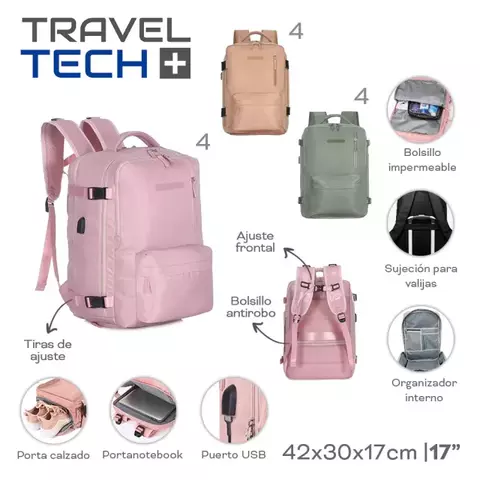 16968 - MOCHILA TRAVEL TECH T4