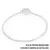 PULSEIRA RÉPLICA PANDORA BANHO DE PRATA - CORAÇÃO COM ZIRCÔNIA - comprar online