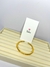 Bracelete redondo dourado - comprar online