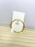 Bracelete redondo dourado