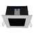 Embutido Cuadrado Gu10 Led 9x9 Blanco Mabe Lucciola