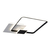 Plafon Triple Cuadrado Decorativo 42w Led Calida Texas Db
