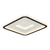Plafon Aplique Techo Led Dinamico 35w Negro Fiat L 180