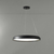 Colgante Redondo Led 45w Bidireccional Dinamico Negro Lk - comprar online