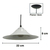 Lampara Colgante Campana Industrial Led E27 C-130 Ferrolux - comprar online