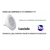 Plafon Cardanico Profesional P/4 Dicro Blanco Miro Qdm24c - Copilan Iluminación