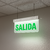 Cartel Salida Led Luminoso Macroled Montaje Superior Blanco en internet