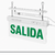 Cartel Salida Led Luminoso Macroled Montaje Superior Blanco - Copilan Iluminación