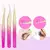 Set de Pinzas Rosa Dorado para Extensiones de Pestañas (3 piezas) en internet
