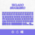 Teclado Sem Fio Bluetooth Recarregável Com Mouse - ROXO - loja online