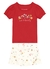 Conjunto Blusa Meia Malha / Shorts Saia Moletinho/TAM: P/FEMININO