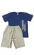 CONJUNTO MEIA MALHA COM BERMUDA MOLETOM