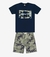 Imagem do Conjunto Infantil Camiseta Com Bermuda Trick Nick Azul
