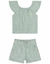 Conjunto Infantil Colorittá Em Malha Waffle Cropped